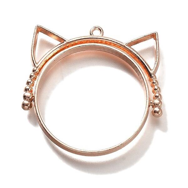 Alloy Open Back Bezel Pendants
