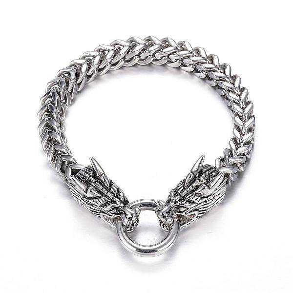Tarnish Resistant 316 Surgical Stainless Steel Curb Chain Bracelets