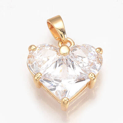 Brass Cubic Zirconia Charms