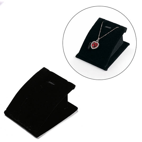 Velvet Curved Jewelry Displays