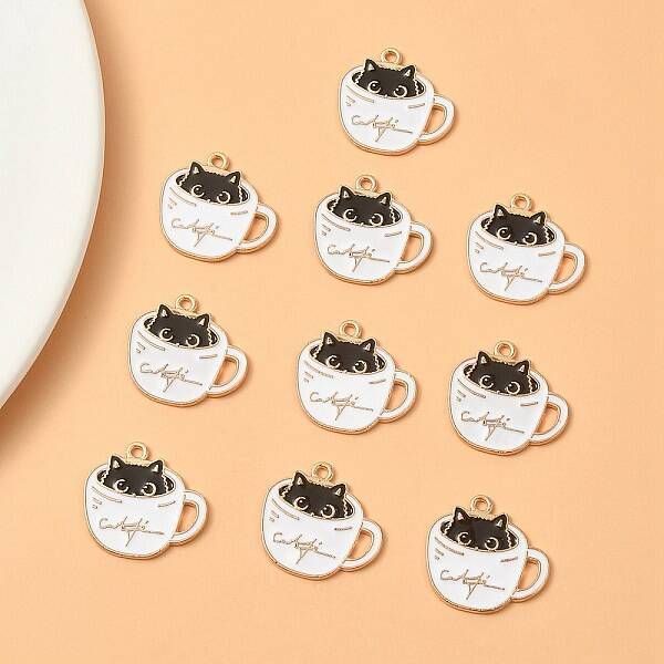 Alloy Enamel Pendants