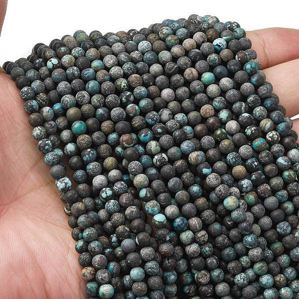 Natural HuBei Turquoise Beads Strands