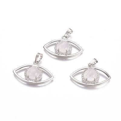 Natural Quartz Crystal Pendants