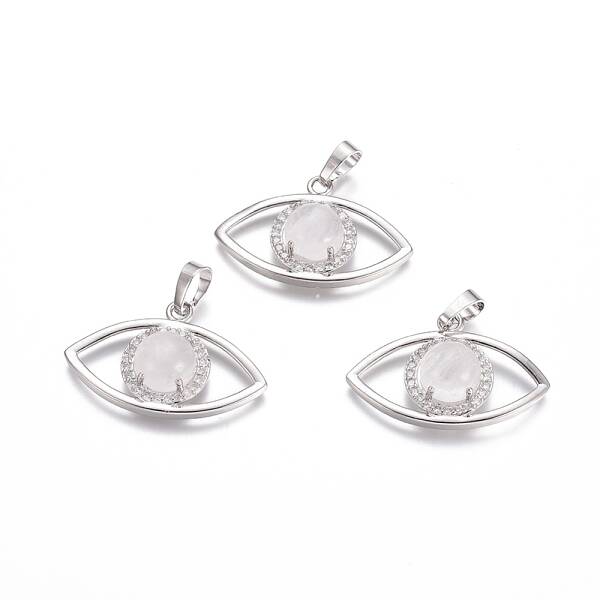 Natural Quartz Crystal Pendants