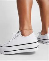 Chuck Taylor All Star Lift Platform Low Top Shoes White