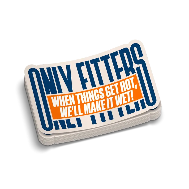 Only Fitters - Hard Hat Decal
