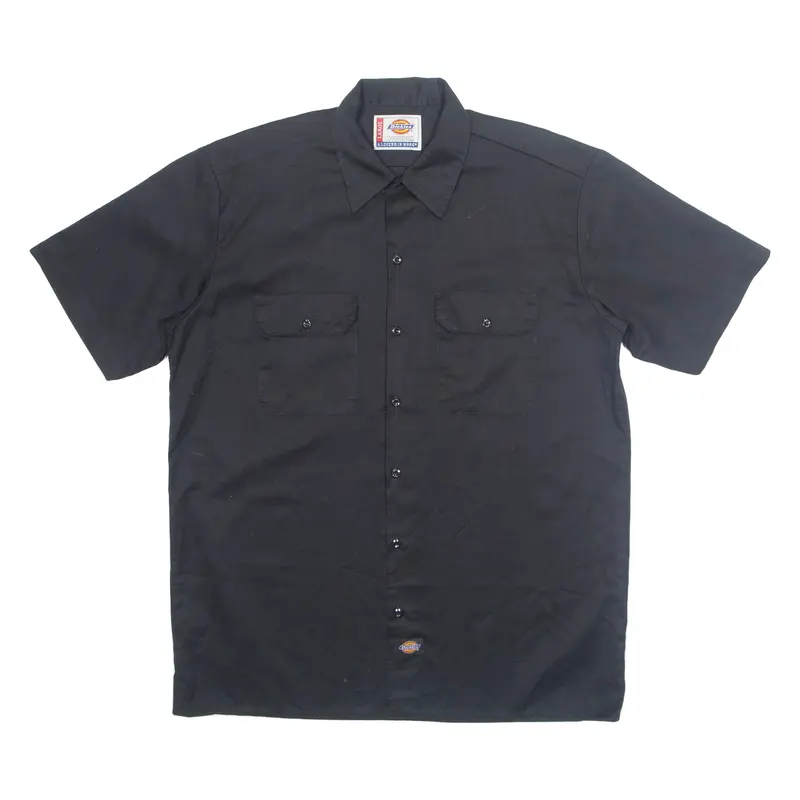 DICKIES Mens Worker Shirt Black L