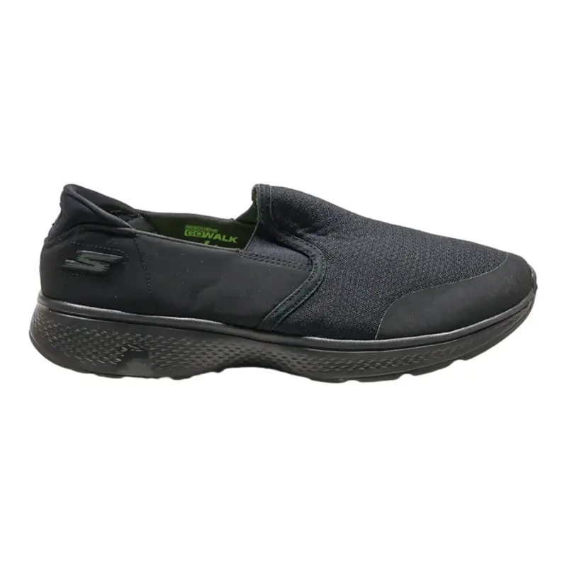 SKECHERS Pump Shoes Black Canvas Mens UK 8