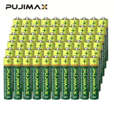 PUJIMAX 1.5V AAA Battery, 60/40/20pcs Disposable High Performance Battery, Household Battery for Remote Control Toy, Clock, D...