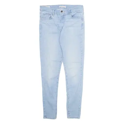 LEVI'S 720 High Rise Womens Jeans Blue Slim Skinny Stone Wash W29 L28