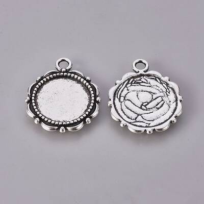 Alloy Pendant Cabochon Settings