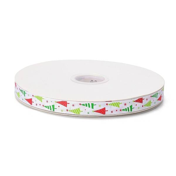 Christmas Printed Grosgrain Ribbon for Christmas Gift Package