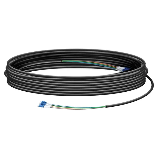 Ubiquiti FC-SM-200 | OS1 Simplex LC UPC Fiber Patch Cable 61M - Black