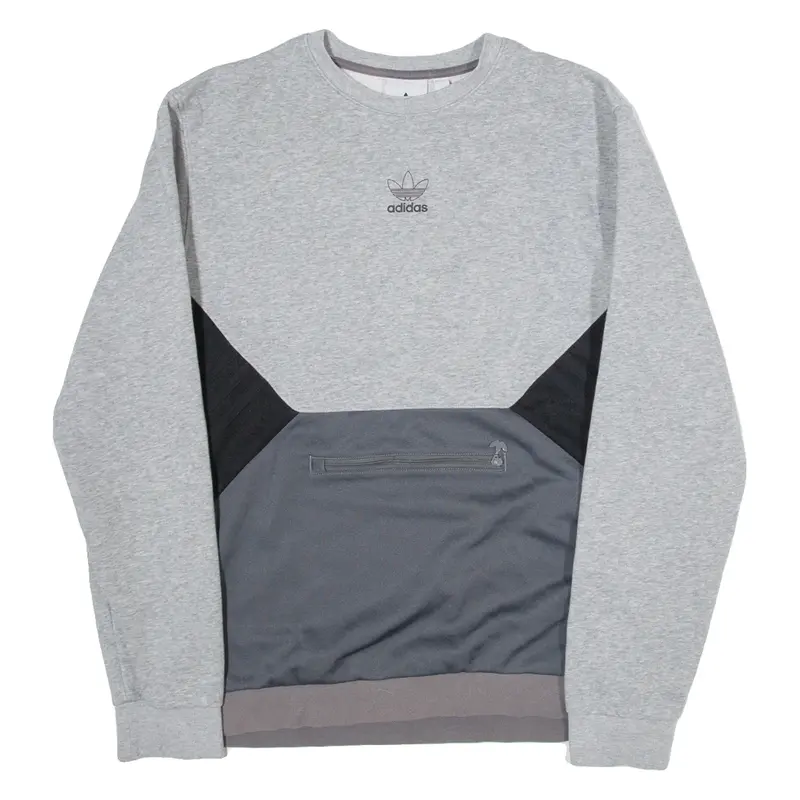 ADIDAS Womens Sweatshirt Grey S