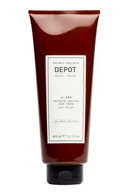Depot, 400 Shaving Specifications No. 404, Allantoin, Soothing, Shaving Cream, 400 ml