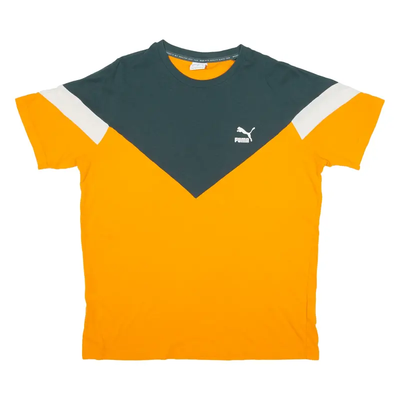 PUMA Mens T-Shirt Orange M