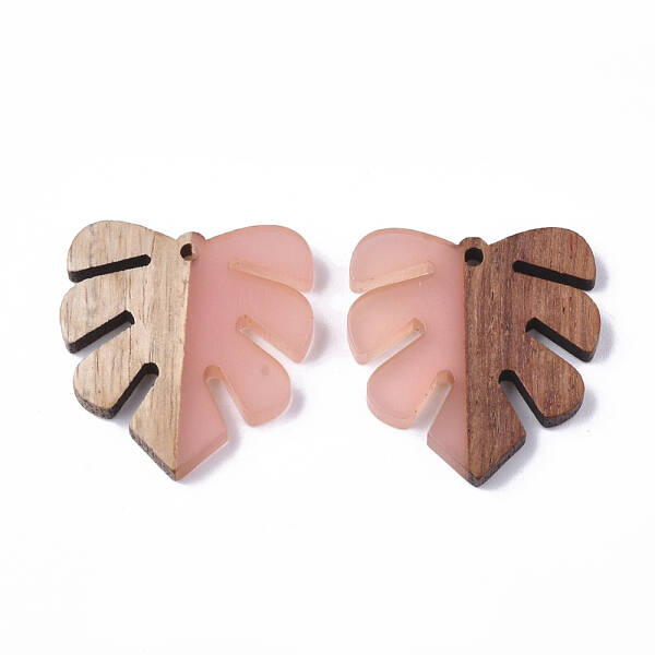 Resin & Walnut Wood Pendants
