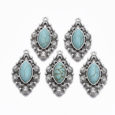 Tibetan Style Alloy Pendants