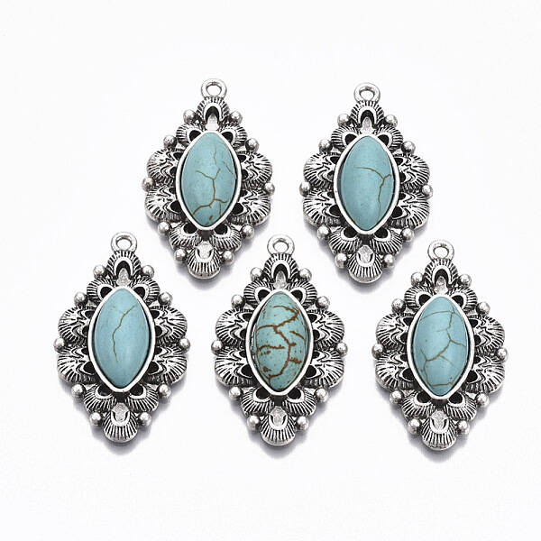 Tibetan Style Alloy Pendants