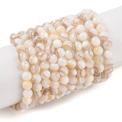 Natural Freshwater Shell Beads Strands