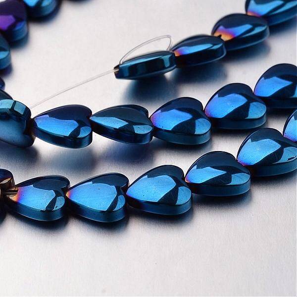 Electroplate Non-magnetic Synthetic Hematite Bead Strands