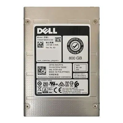 Toshiba THNSF8800CCSE | 800GB Multi-Level Cell SATA 6Gb/s 2.5-Inch Solid State Drive