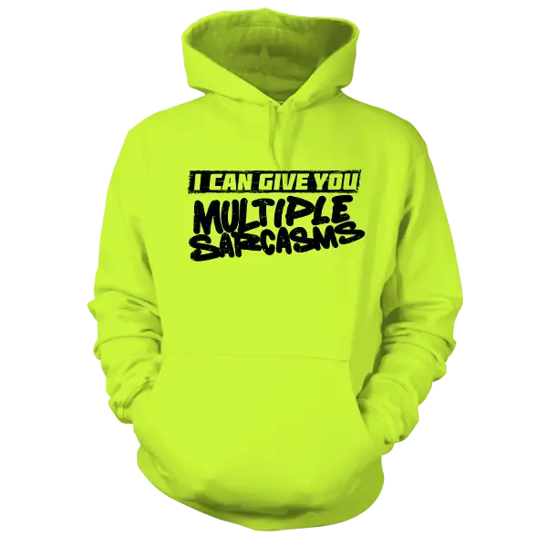 Multiple Sarcasms - Safety Yellow Hoodie