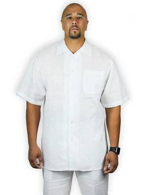Mens White Linen Suit