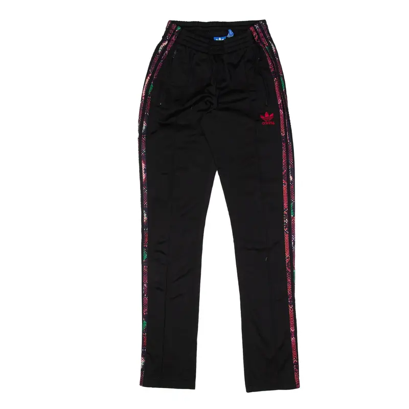 ADIDAS Track Pants Black Tapered Womens UK 6 W22 L30
