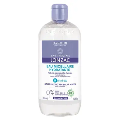 Eau Thermale Jonzac - Rehydrate - ORGANIC Moisturizing Micellar Water 500ml