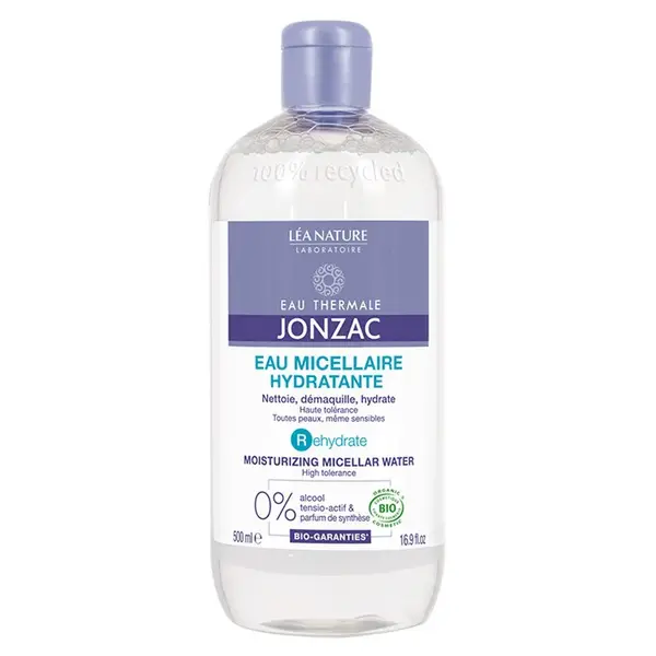 Eau Thermale Jonzac - Rehydrate - ORGANIC Moisturizing Micellar Water 500ml