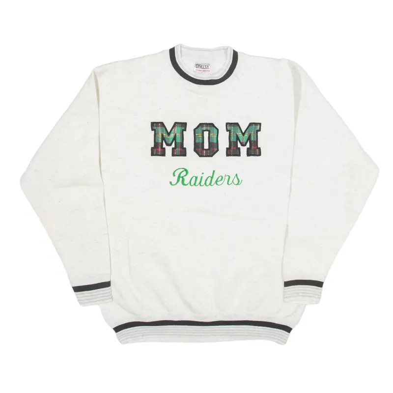 ONEITA MOM Raiders USA Sweatshirt Cream Womens L