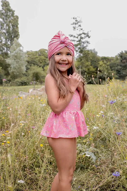 Girl swimsuit - Pink Mallow Romance | Size: 3 years