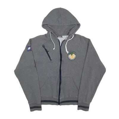 NEW BALANCE Hoodie Grey Full Zip Mens S