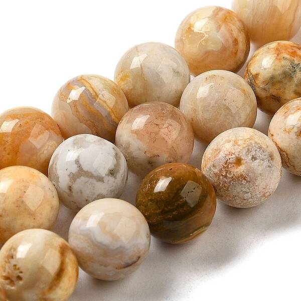 Natural Crazy Lace Agate Beads Strands