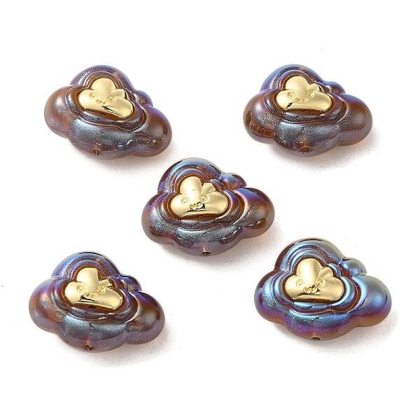 Resin Cartoon Cloud Beads
