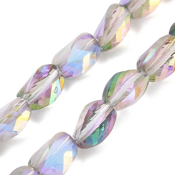 Electroplate Glass Beads Strands