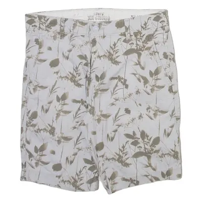 LEVI'S Mens Chino Shorts White Floral M W30
