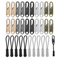 Zipper Slider Repair Kit, 20pcs Detachable Zipper Pull with 10pcs Extension Cord, 2024 Fall Essentials Sewing Accessoriesfor ...