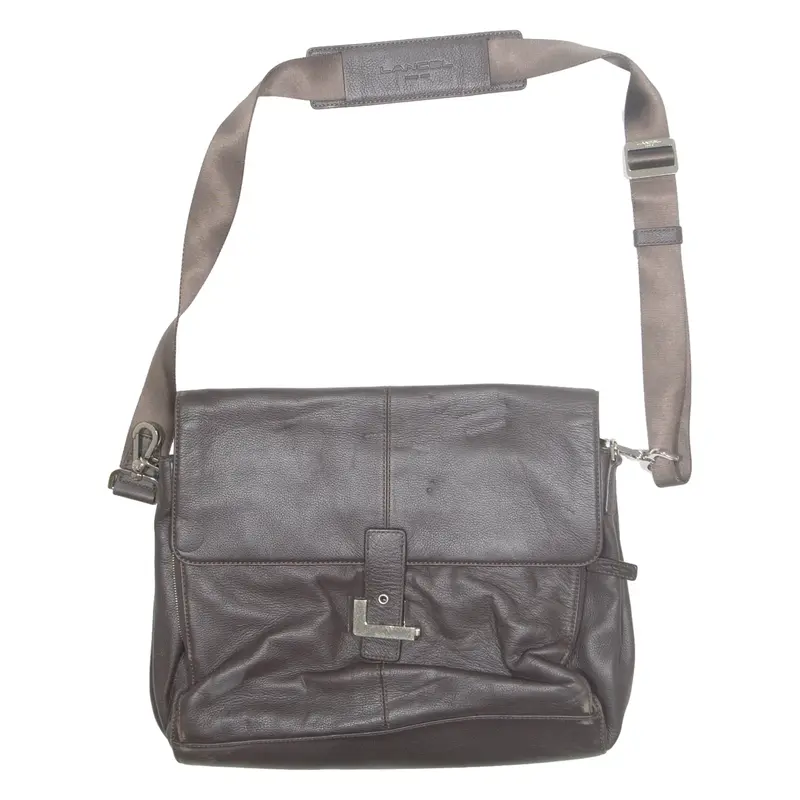 MAROQUINERIE DE LUXE Womens Satchel Bag Brown Leather