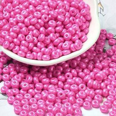 Baking Paint Luster Glass Seed Beads