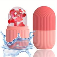 Lightweight Soothing Ice Face Roller, Daily Multi-purpose Comfort Facial Ice Roller, Face Massager Gua Sha Mold, Ice Compress...