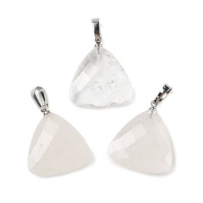 Natural Quartz Crystal Pendants