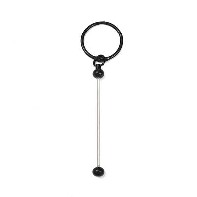 Iron Bar Beadable Keychain Clasps