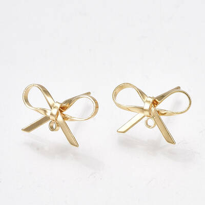 Brass Stud Earring Findings