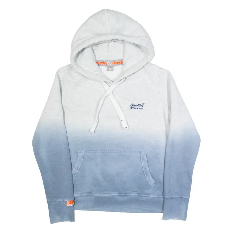 SUPERDRY Ombre Boys Blue Hoodie L