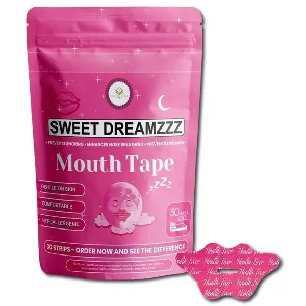 Mouth Tape for Sleeping 30pcs Anti-Snoring Strips - Silk, Comfortable Fit, Reduces Snoring & Improves Breathing, 1 Pack