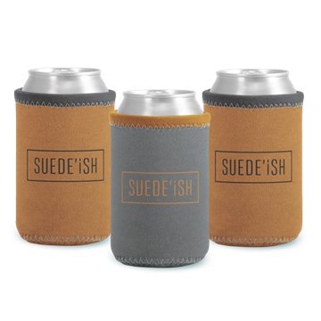 50 Customized Liam Suede-ish Neoprene Can Insulator - Collapsible