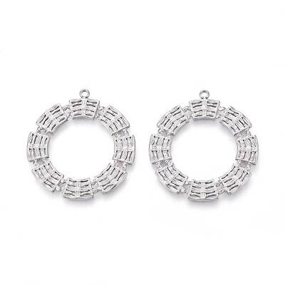 304 Stainless Steel Hollow Pendants