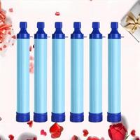 Outdoor Water Filter, 1 Count Straw Water Filter, Emergency Survival Water Purifier for Prepper Emergency Equipment Hiking Ca...